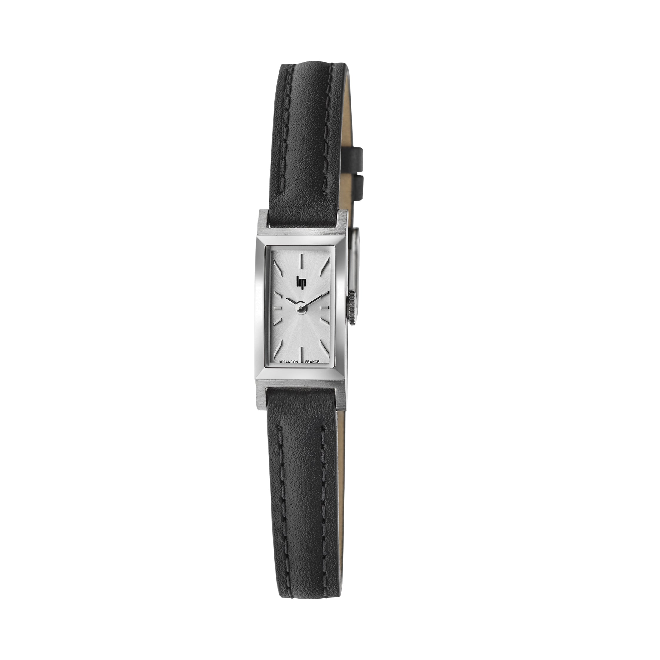 LIP Montre LIP Femme Churchill en Cuir Noir 671931