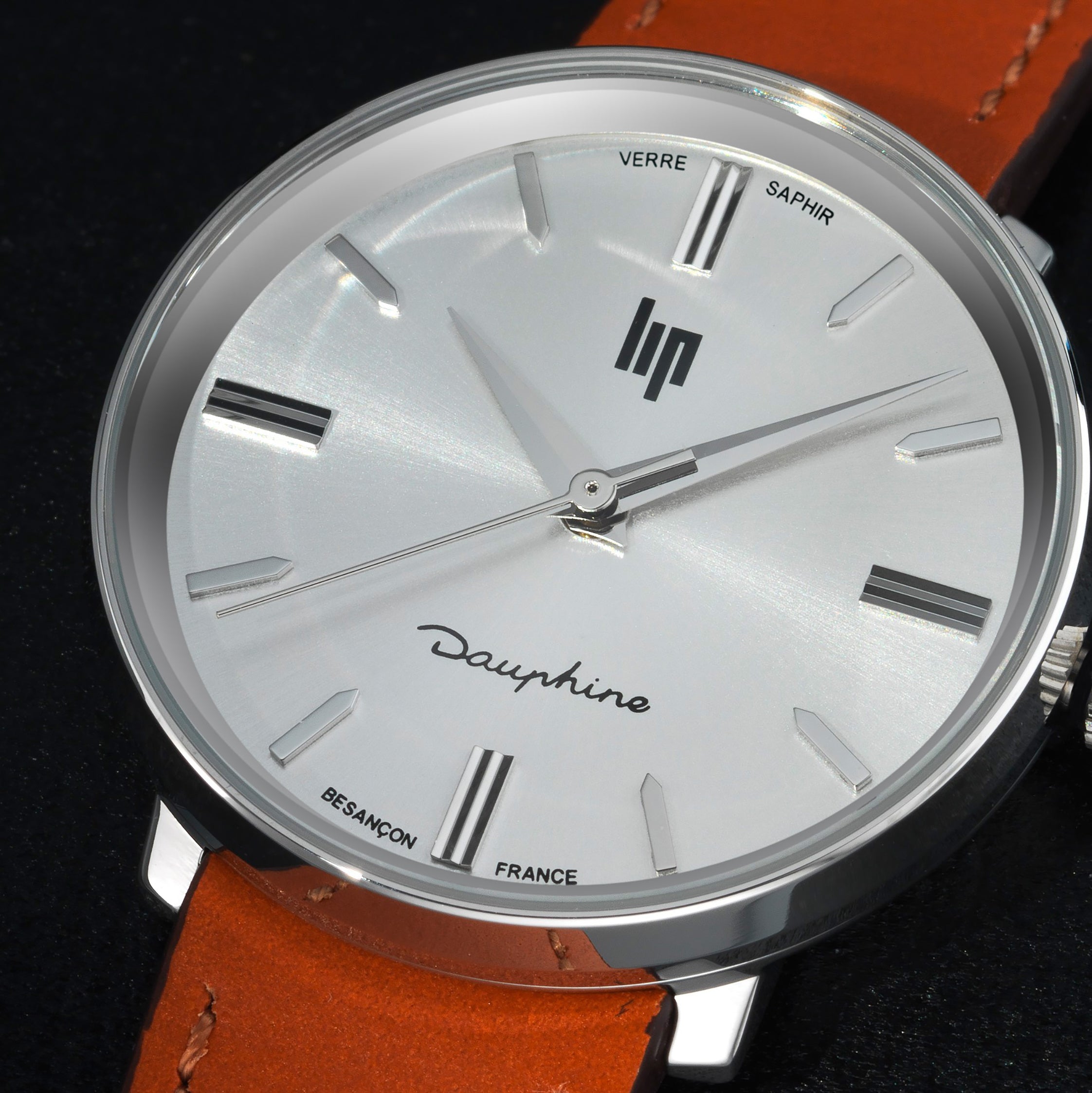 LIP Montre LIP Femme Dauphine en Cuir Marron 671476