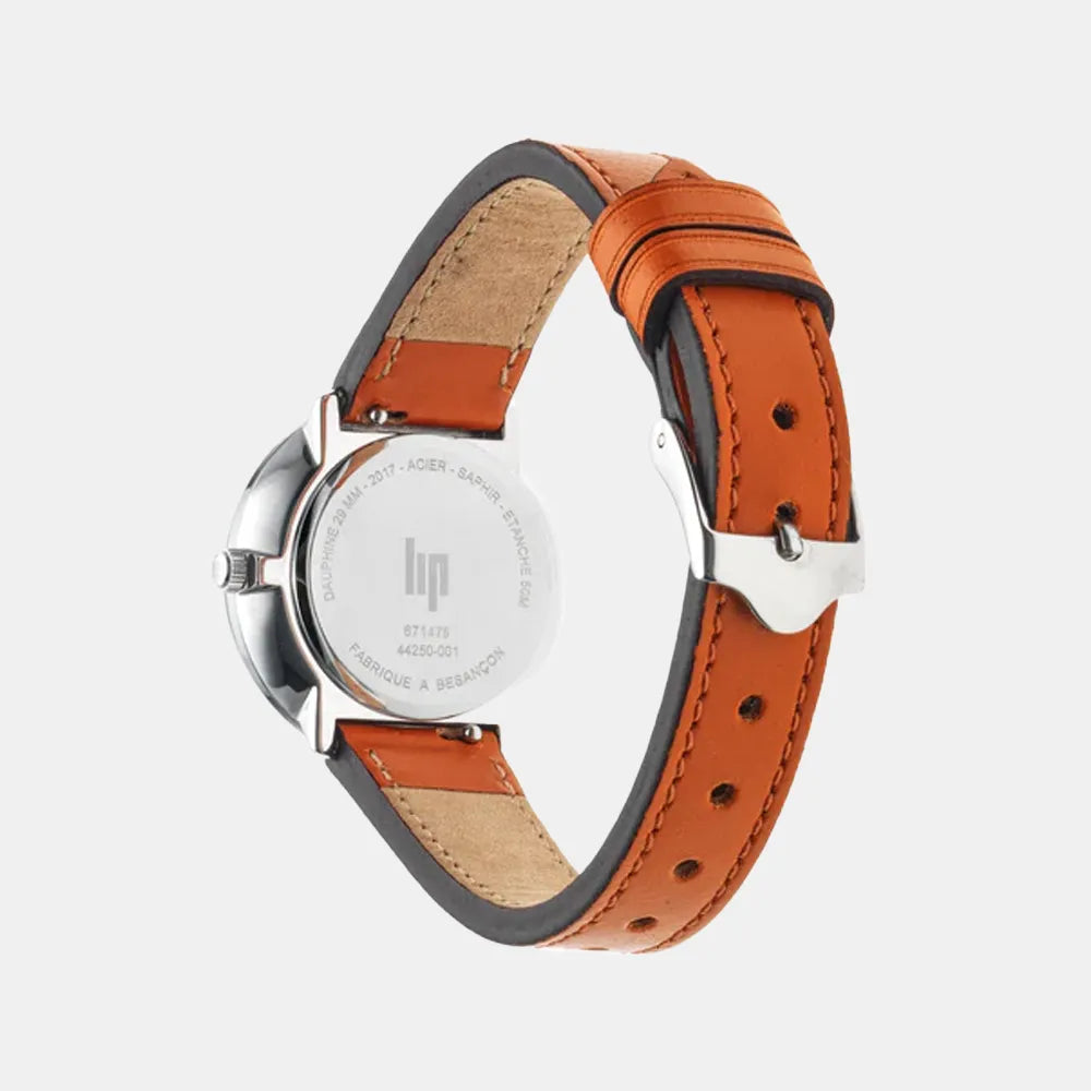LIP Montre LIP Femme Dauphine en Cuir Marron 671476