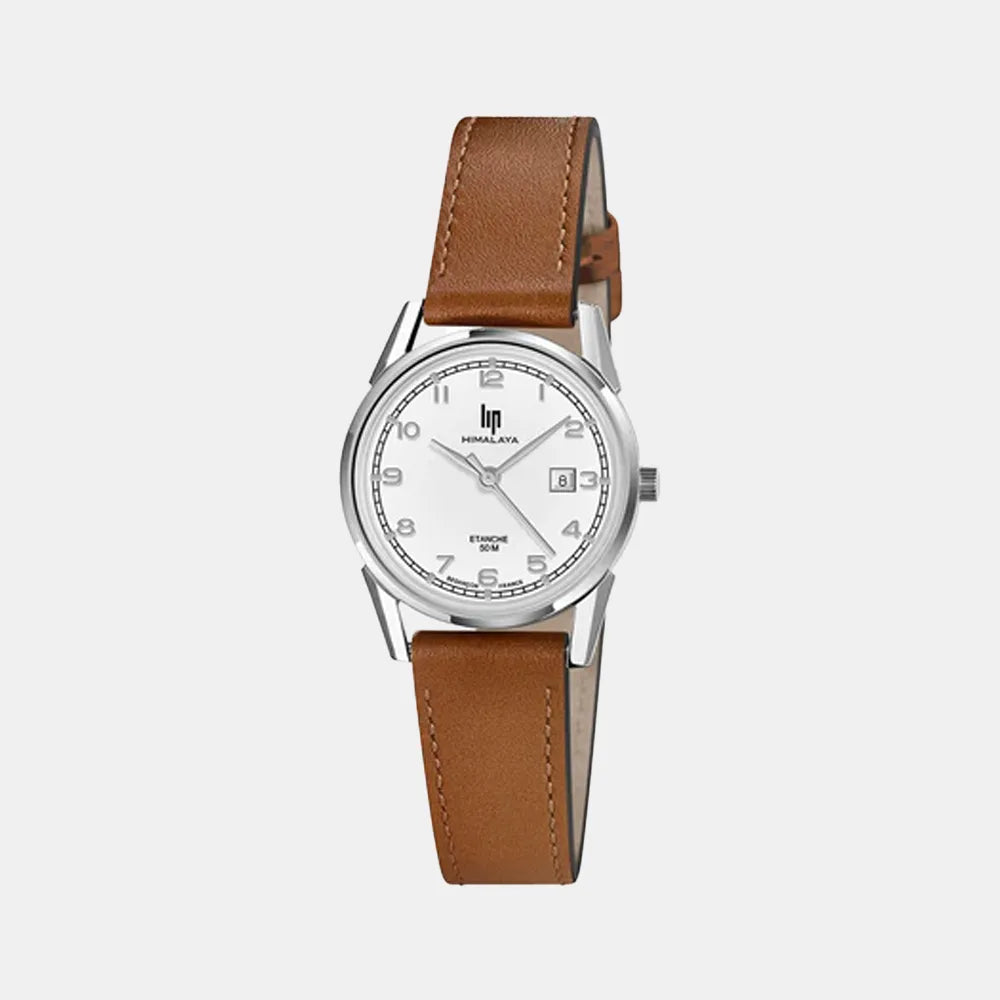 LIP Montre LIP Femme Himalaya en Cuir Marron 671611