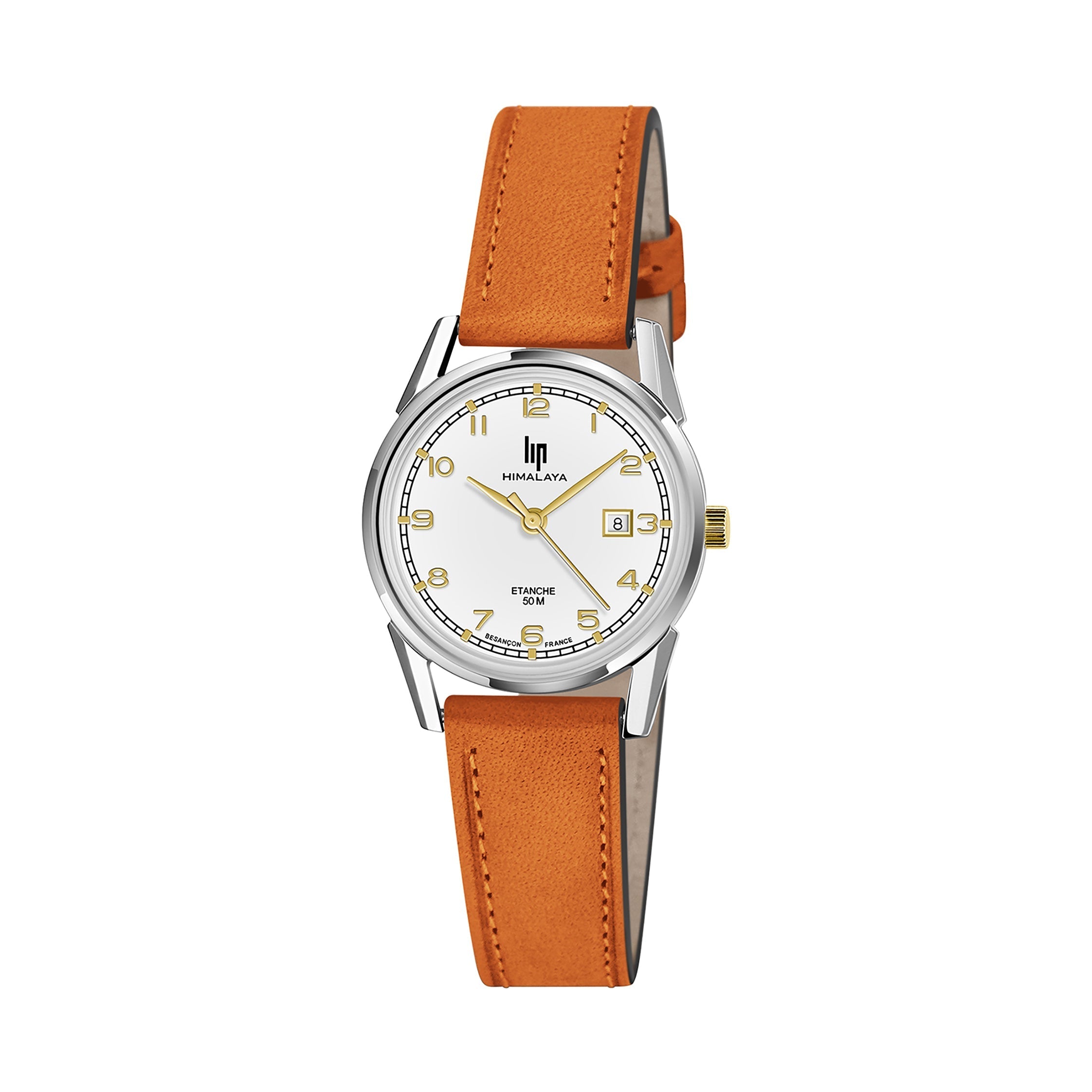 LIP Montre LIP Femme Himalaya en Cuir Orange 671614
