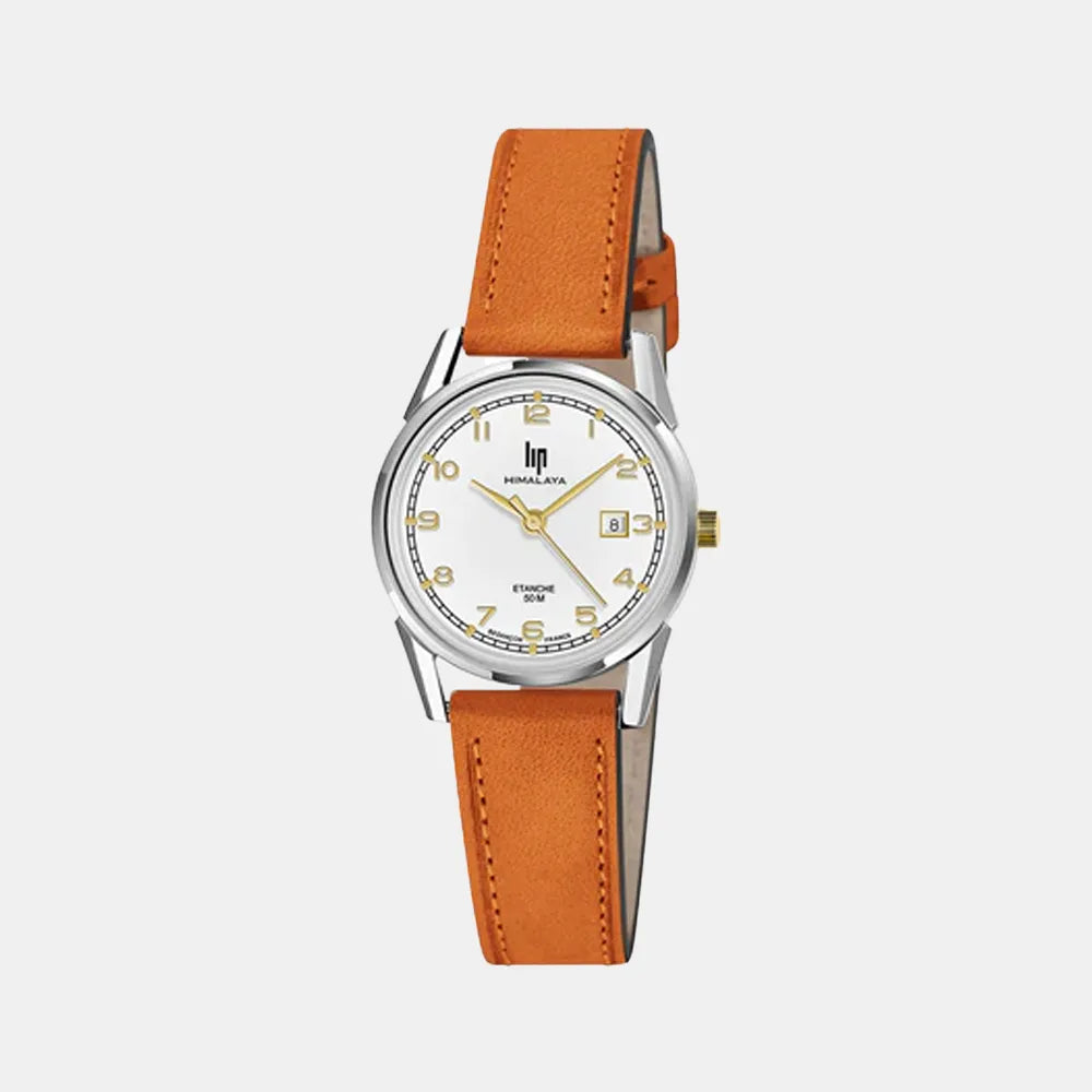LIP Montre LIP Femme Himalaya en Cuir Orange 671614
