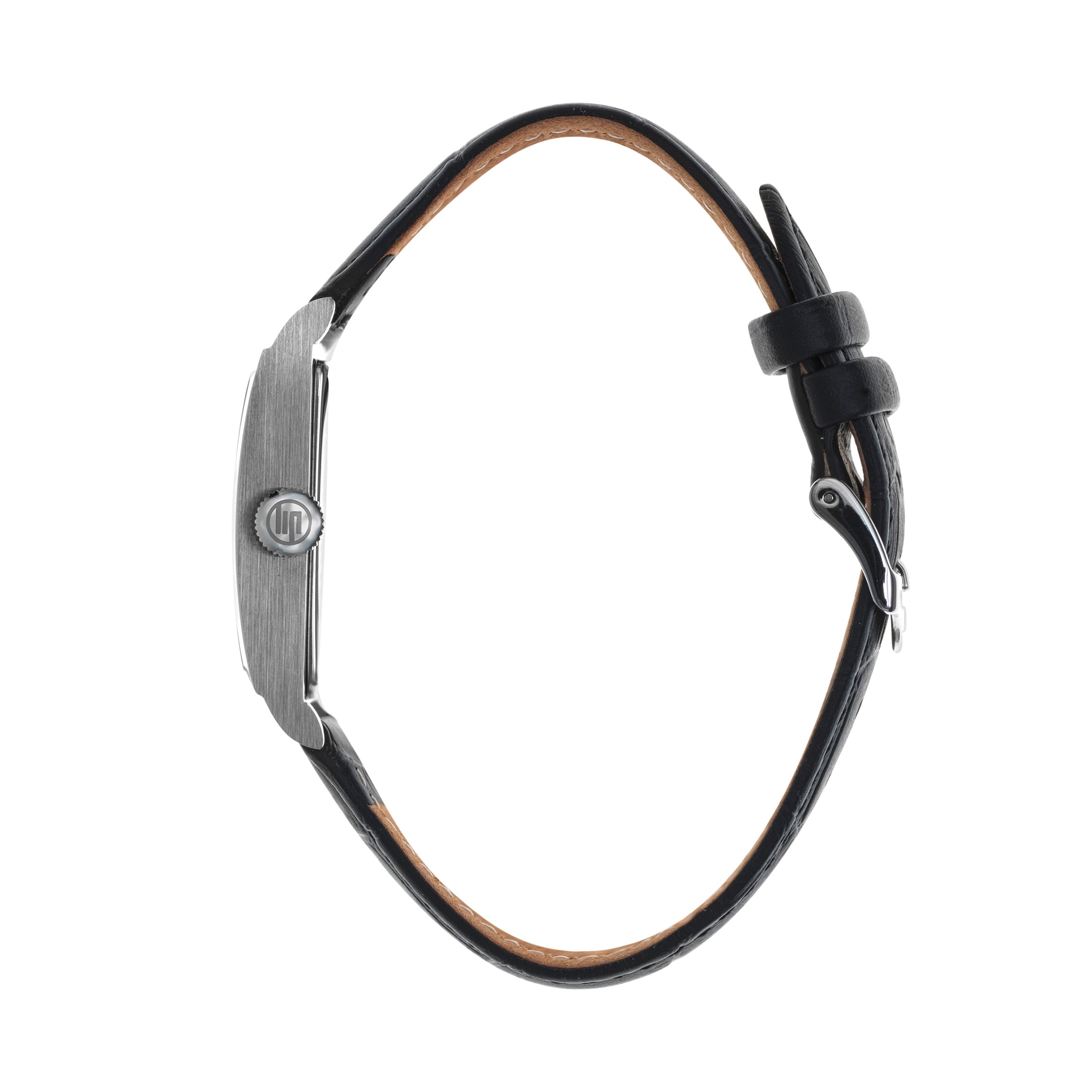 LIP Montre LIP Homme Churchill en Cuir Noir 671927