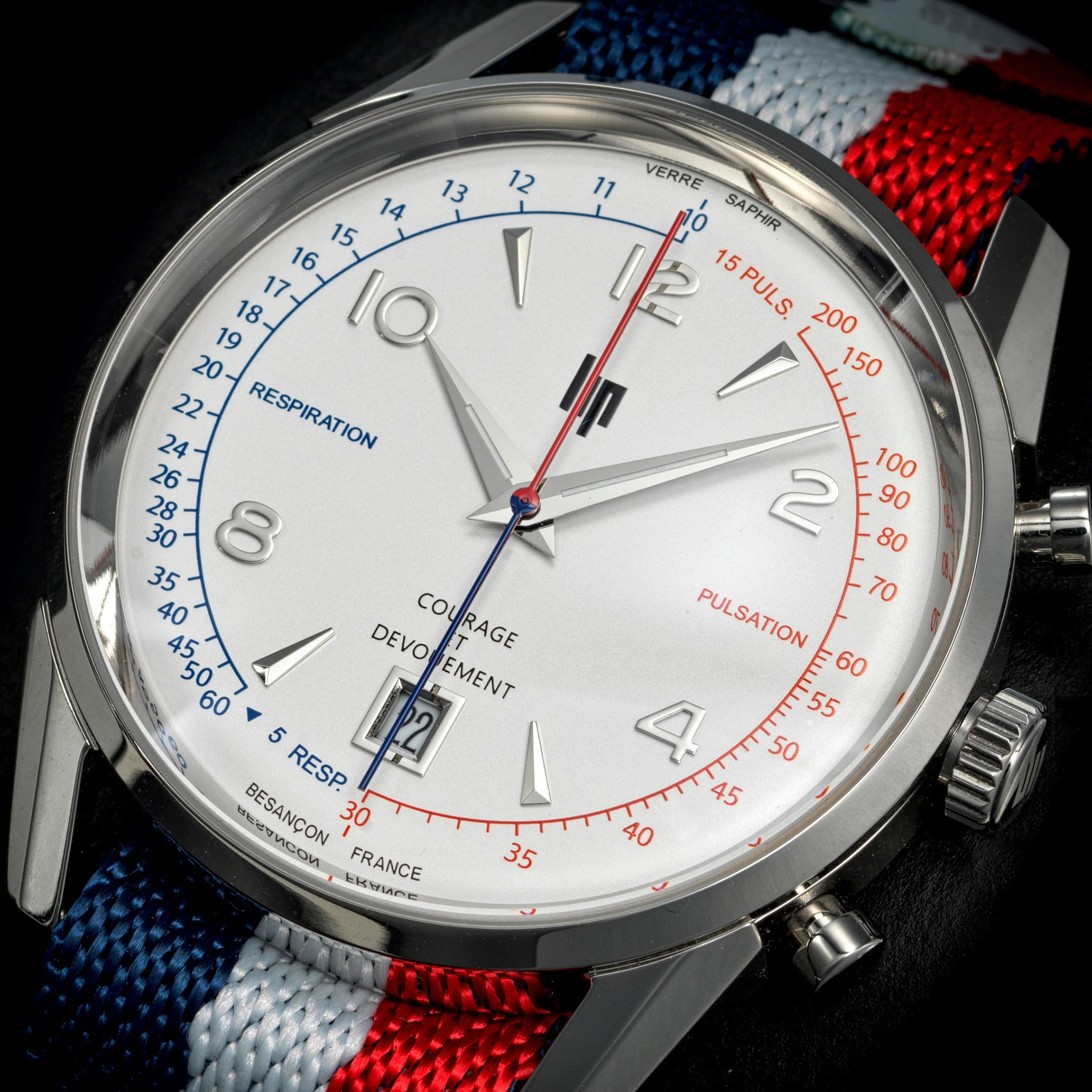 LIP Montre LIP Homme Courage Coffret Bracelets Interchangeables 670011