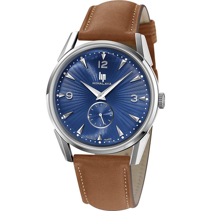 LIP Montre LIP Homme Himalaya en Cuir Marron 671543