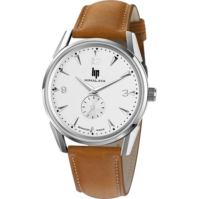 LIP Montre LIP Homme Himalaya en Cuir Marron 671548