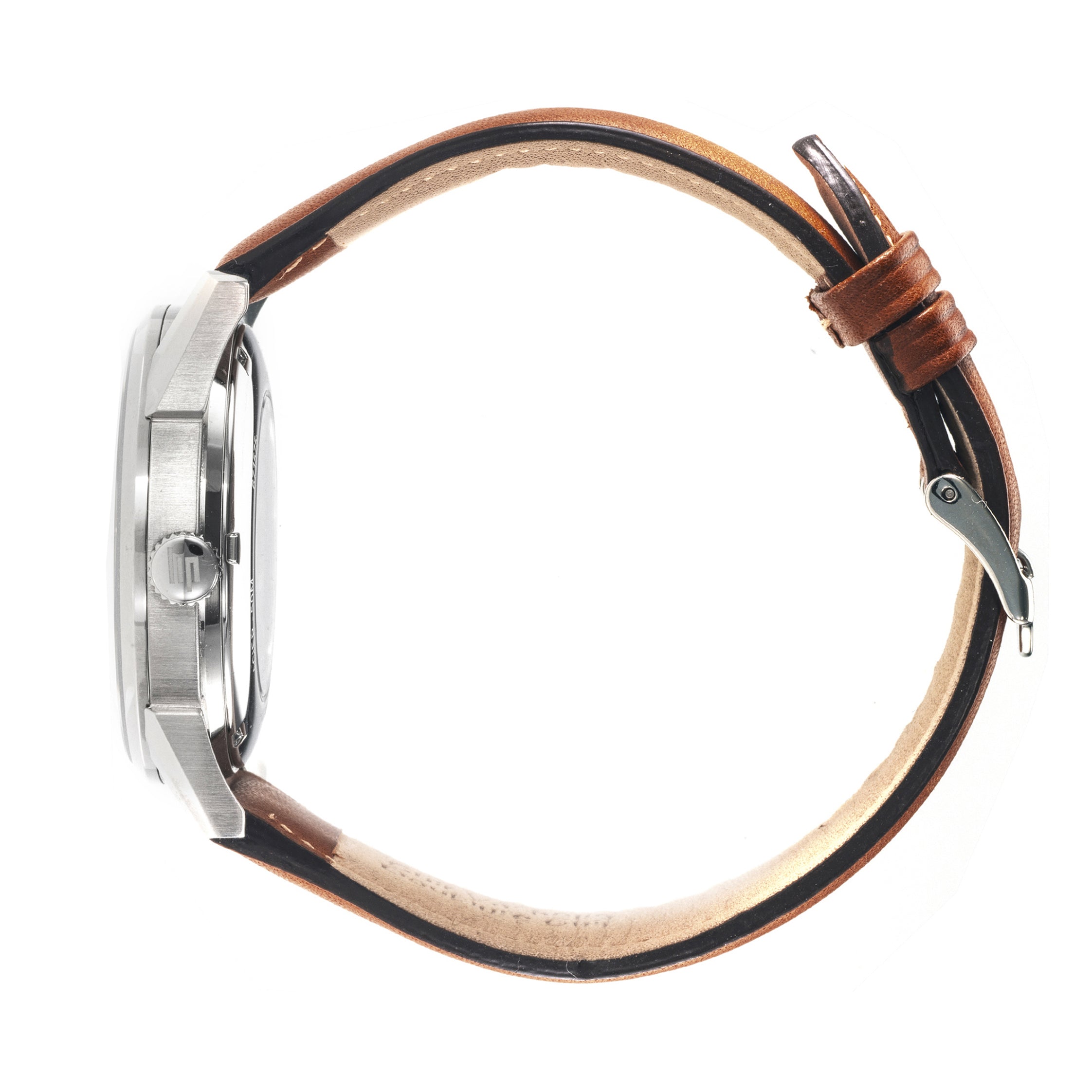 LIP Montre LIP Homme Himalaya Sablier Automatique en Cuir Marron 671575