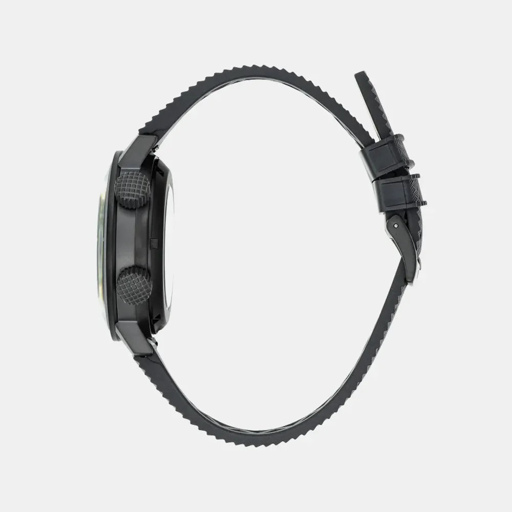 LIP Montre LIP Homme Nautic-Fantôme Automatique en Cuir Noir 671860