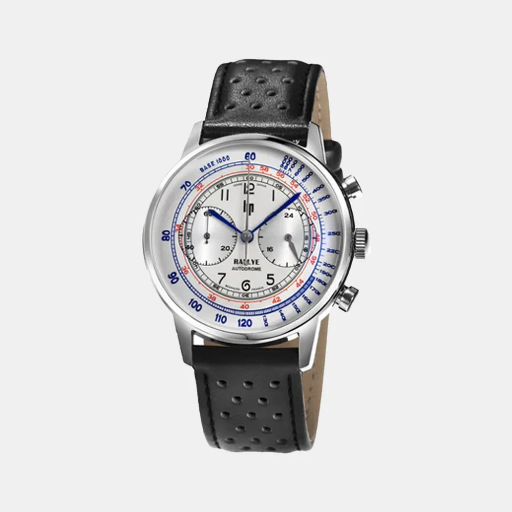 LIP Montre LIP Homme Rallye Hybride en Cuir Noir 671828