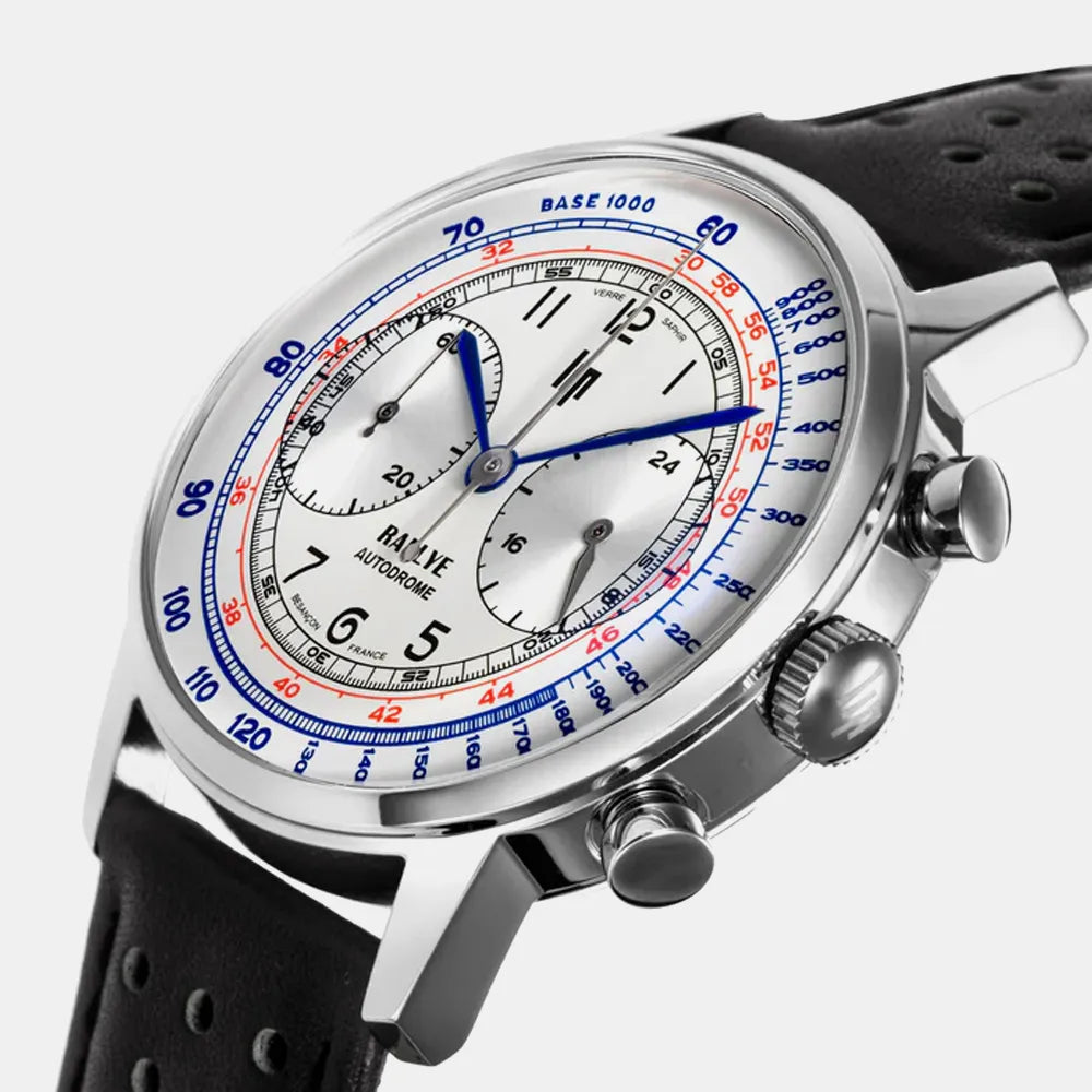 LIP Montre LIP Homme Rallye Hybride en Cuir Noir 671828