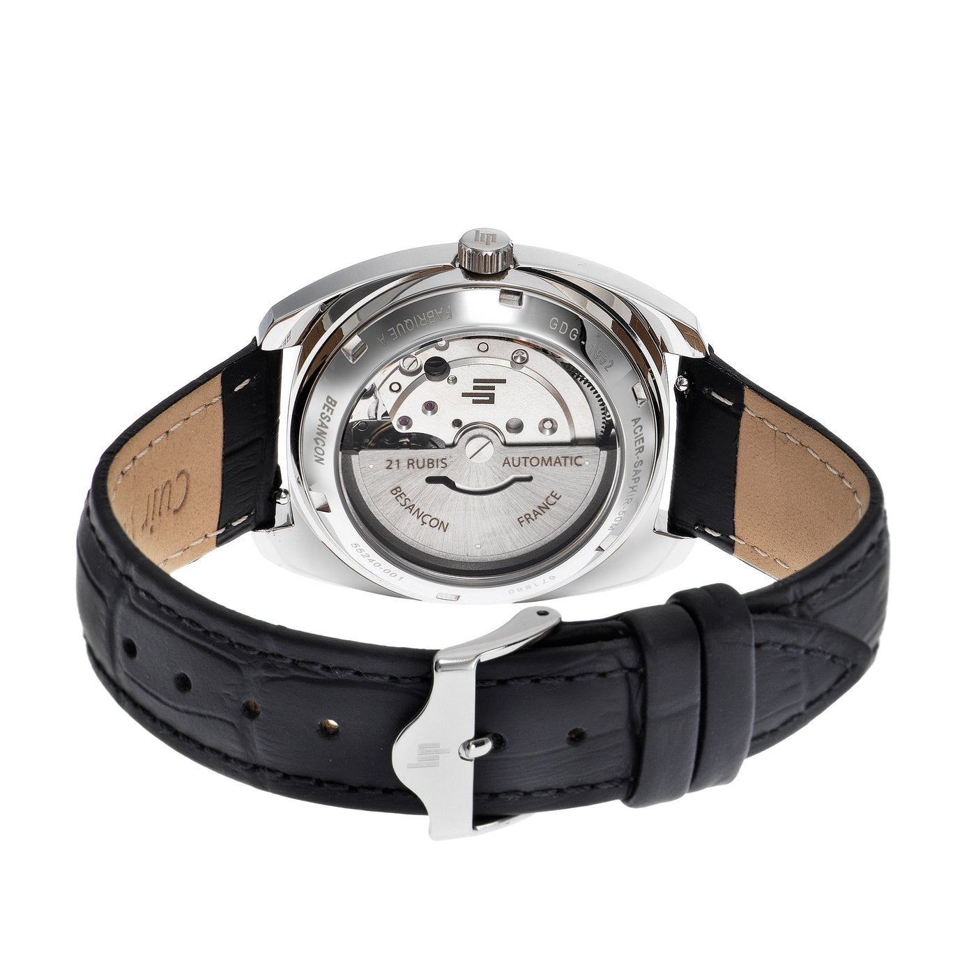 LIP Montre LIP Unisexe Général de Gaulle Automatique en Cuir 671880