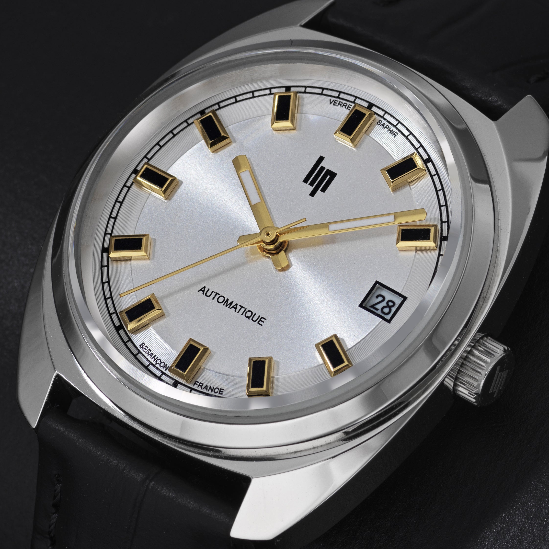 LIP Montre LIP Unisexe Général de Gaulle Automatique en Cuir 671880