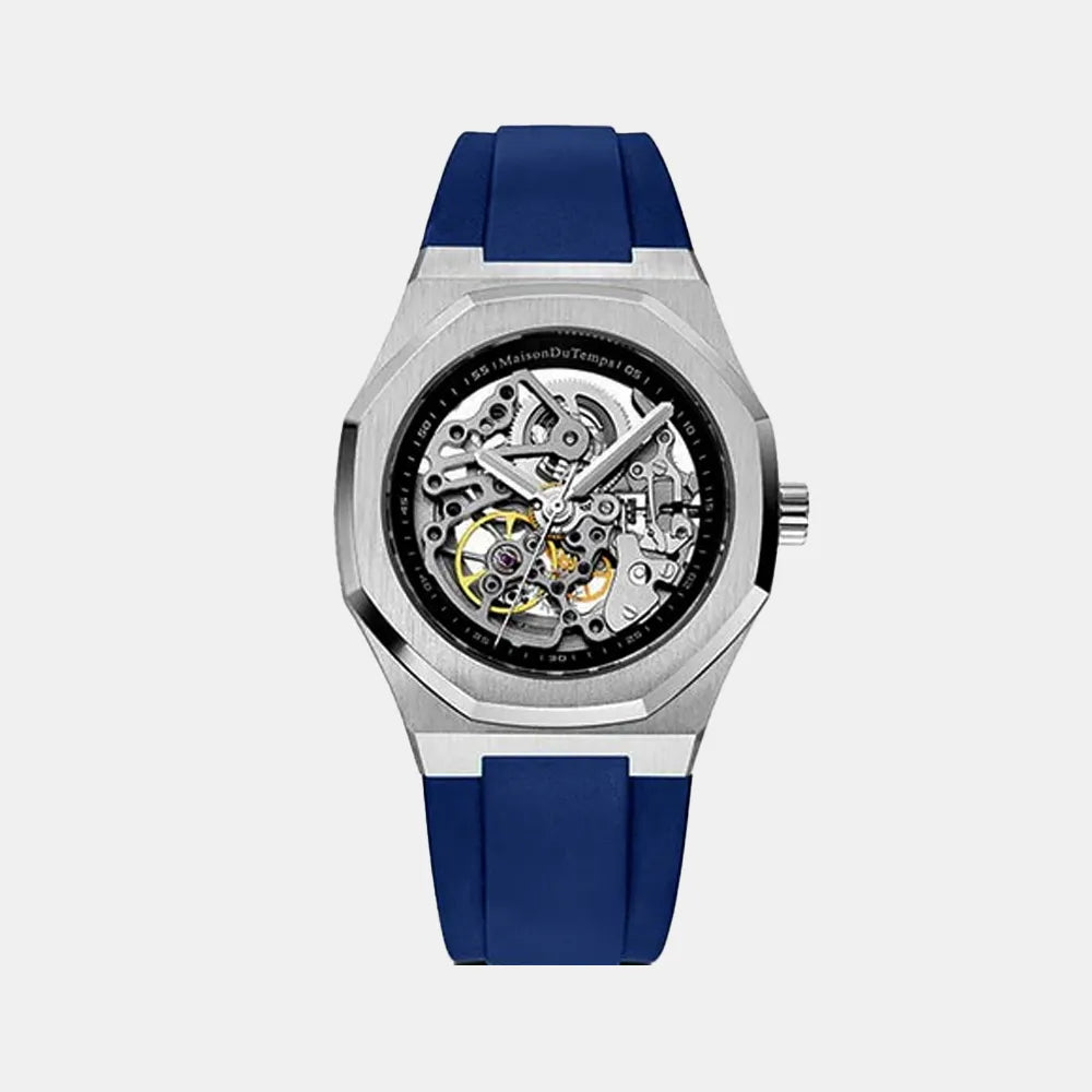 Montre MAISON DU TEMPS Homme MTBeta Skeleton Silicone Bleu 110-SBU