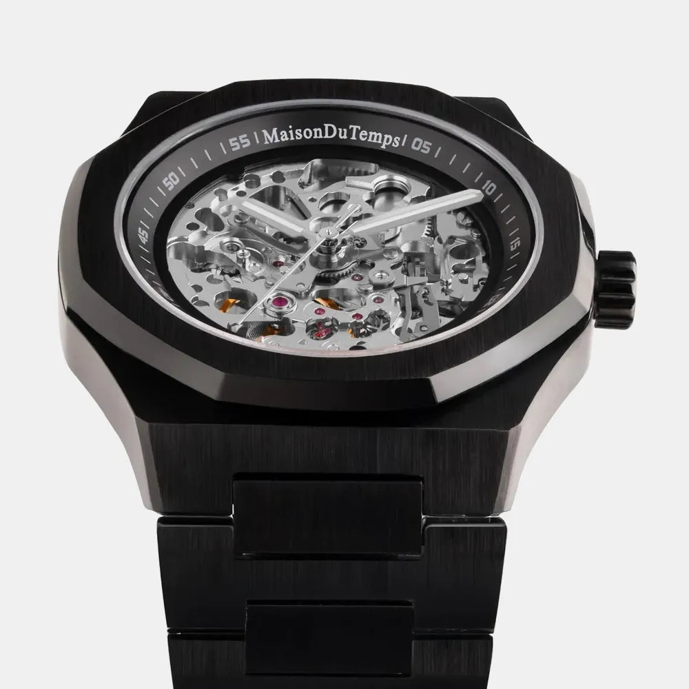MAISON DU TEMPS Montre MAISON DU TEMPS Homme MTBeta Skeleton Black Automatique 120-A