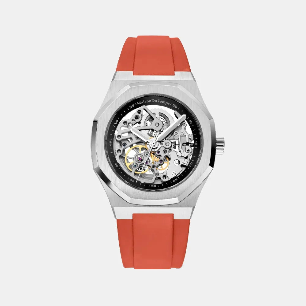 MAISON DU TEMPS Montre MAISON DU TEMPS Homme MTBeta Skeleton Silicone Automatique 110-SRG