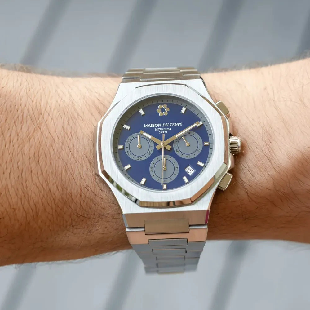MAISON DU TEMPS Montre MAISON DU TEMPS Homme MTGamma Chronographe en Acier 411-A