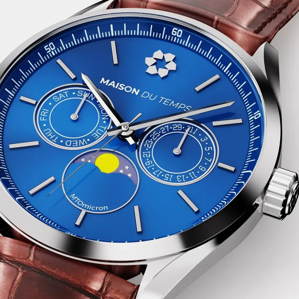 MAISON DU TEMPS Montre MAISON DU TEMPS Homme MTOmicron MoonPhase 710-CUM