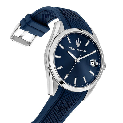 MASERATI Montre MASERATI Homme Attrazione en Silicone Bleu R8851151005