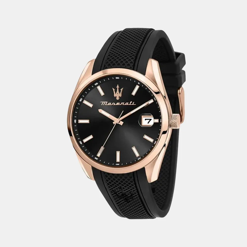 MASERATI Montre MASERATI Homme Attrazione en Silicone Noir R8851151002