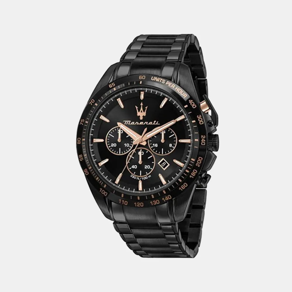 MASERATI Montre MASERATI Homme TRAGUARDO en Acier Noir R8873612048
