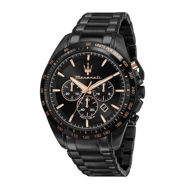 MASERATI Montre MASERATI Homme TRAGUARDO en Acier Noir R8873612048
