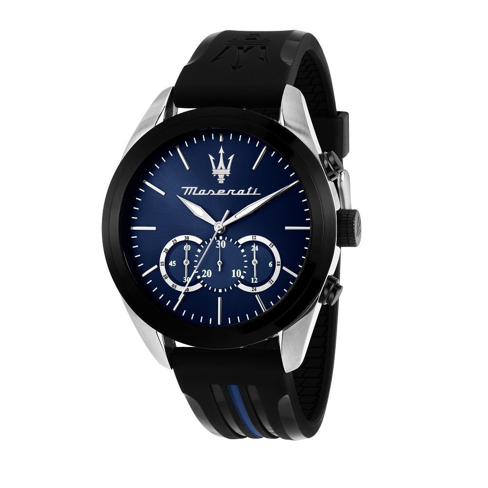 MASERATI Montre MASERATI Homme Traguardo en Silicone Noir R8871612044