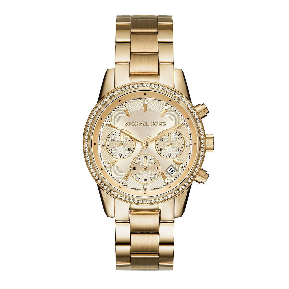 MICHAEL KORS Montre MICHAEL KORS Femme Bryant Chronographe en Acier Doré MK6356