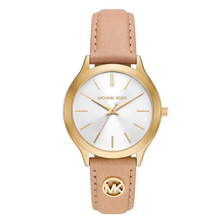 Montre MICHAEL KORS Femme Runway en Cuir Beige MK7533