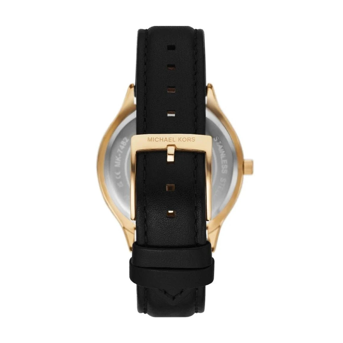 MICHAEL KORS Montre MICHAEL KORS Femme Runway en Cuir Noir MK7482