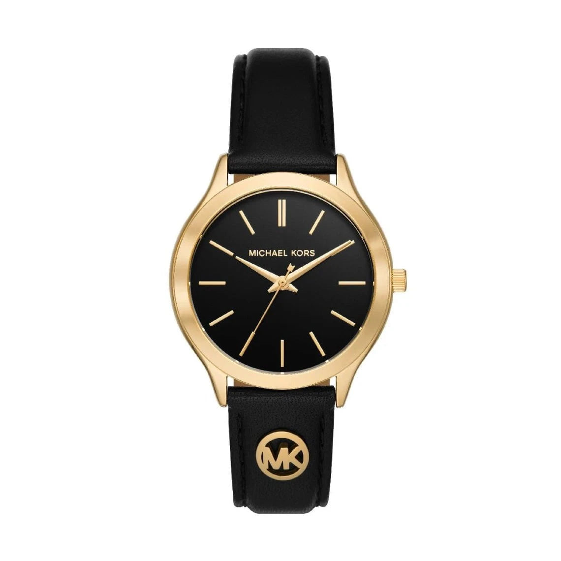 MICHAEL KORS Montre MICHAEL KORS Femme Runway en Cuir Noir MK7482