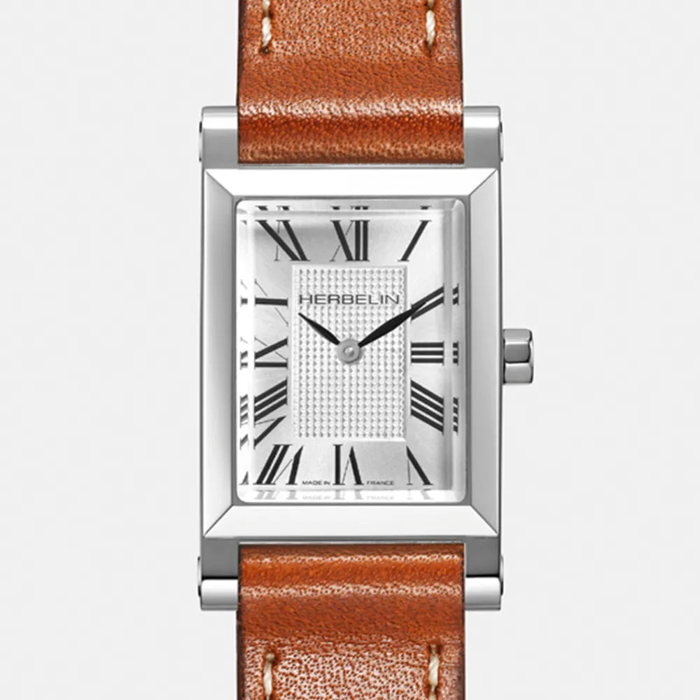 MICHEL HERBELIN Montre HERBELIN Femme Antares en Cuir Marron A17344AP01C02