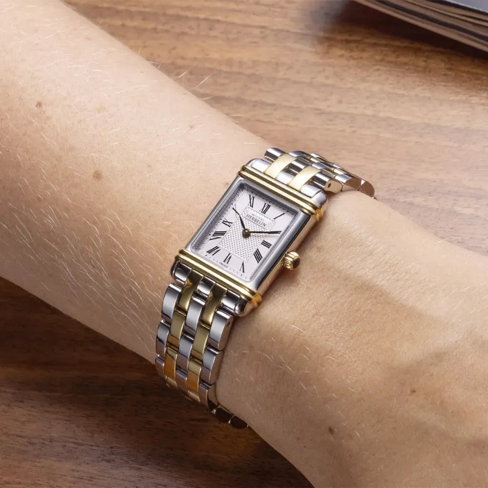 MICHEL HERBELIN Montre HERBELIN Femme Art Déco en Acier 17478BT08