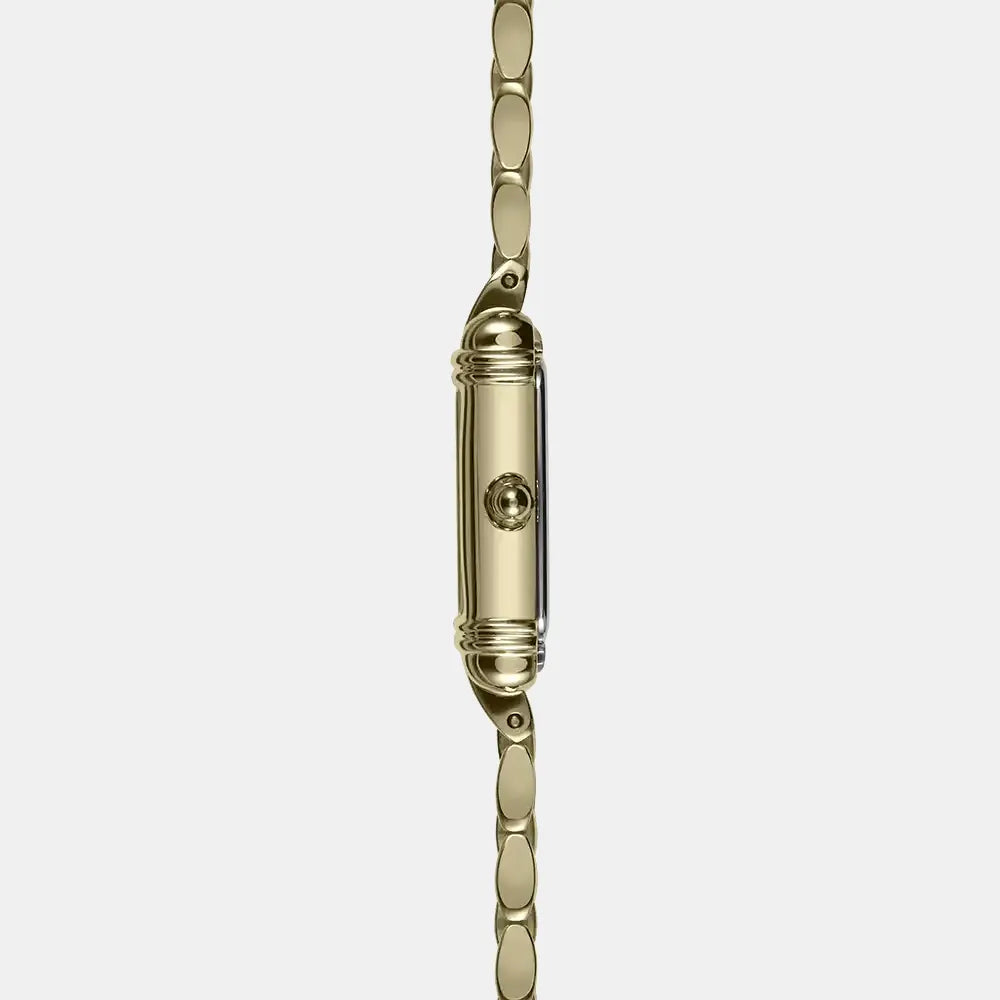 MICHEL HERBELIN Montre HERBELIN Femme Art Déco en Acier Doré 17438BP1N22