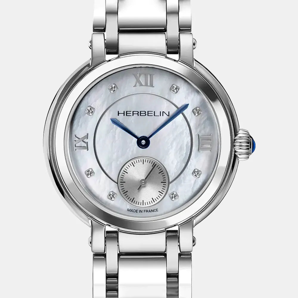 MICHEL HERBELIN Montre HERBELIN Femme Galet en Acier 10630B59