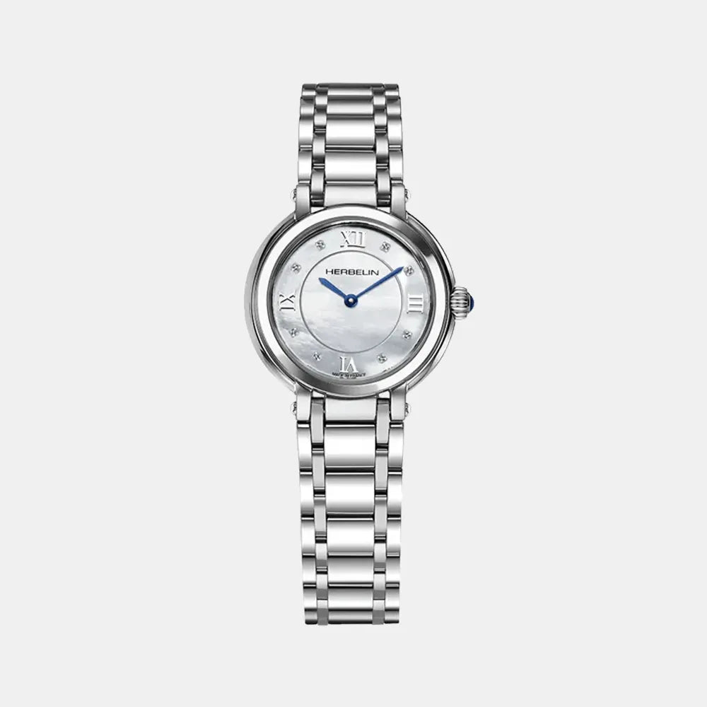 MICHEL HERBELIN Montre HERBELIN Femme Galet en Acier 17430B59