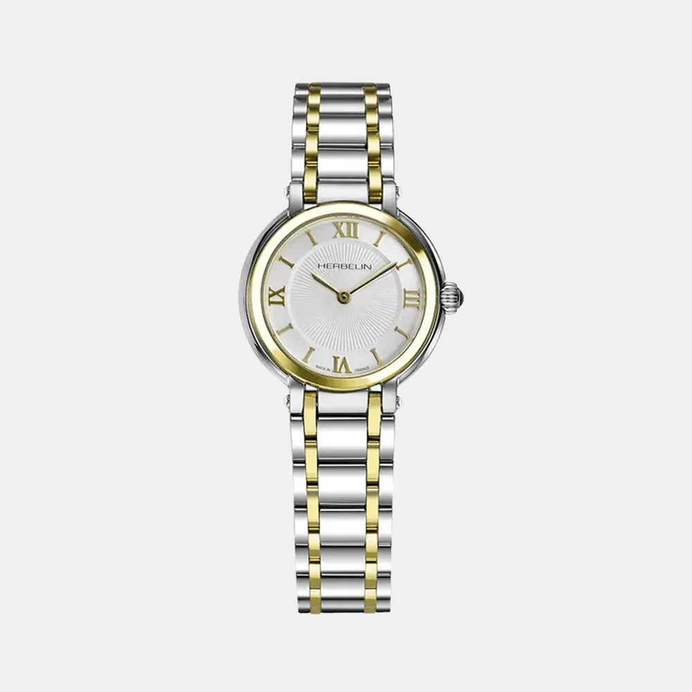 MICHEL HERBELIN Montre HERBELIN Femme Galet en Acier 17430BT28