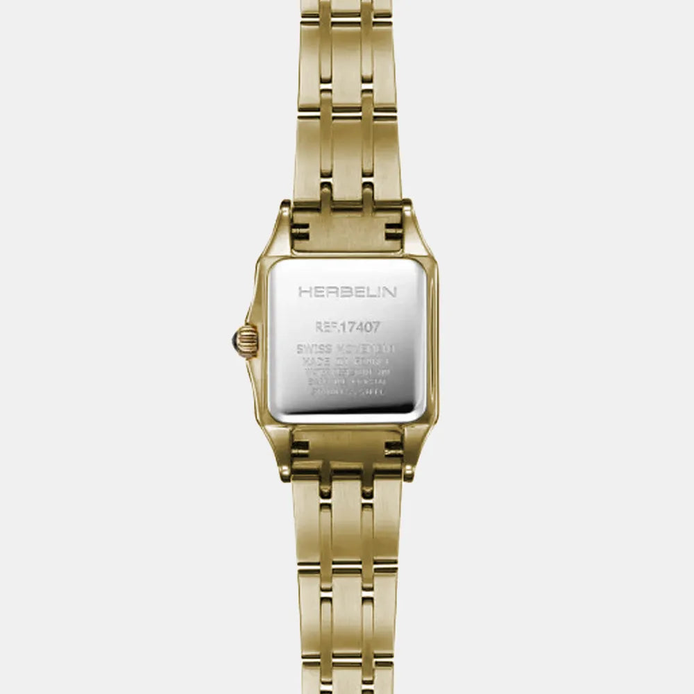 MICHEL HERBELIN Montre Herbelin Femme Luna en Acier Doré 17457BP1N01