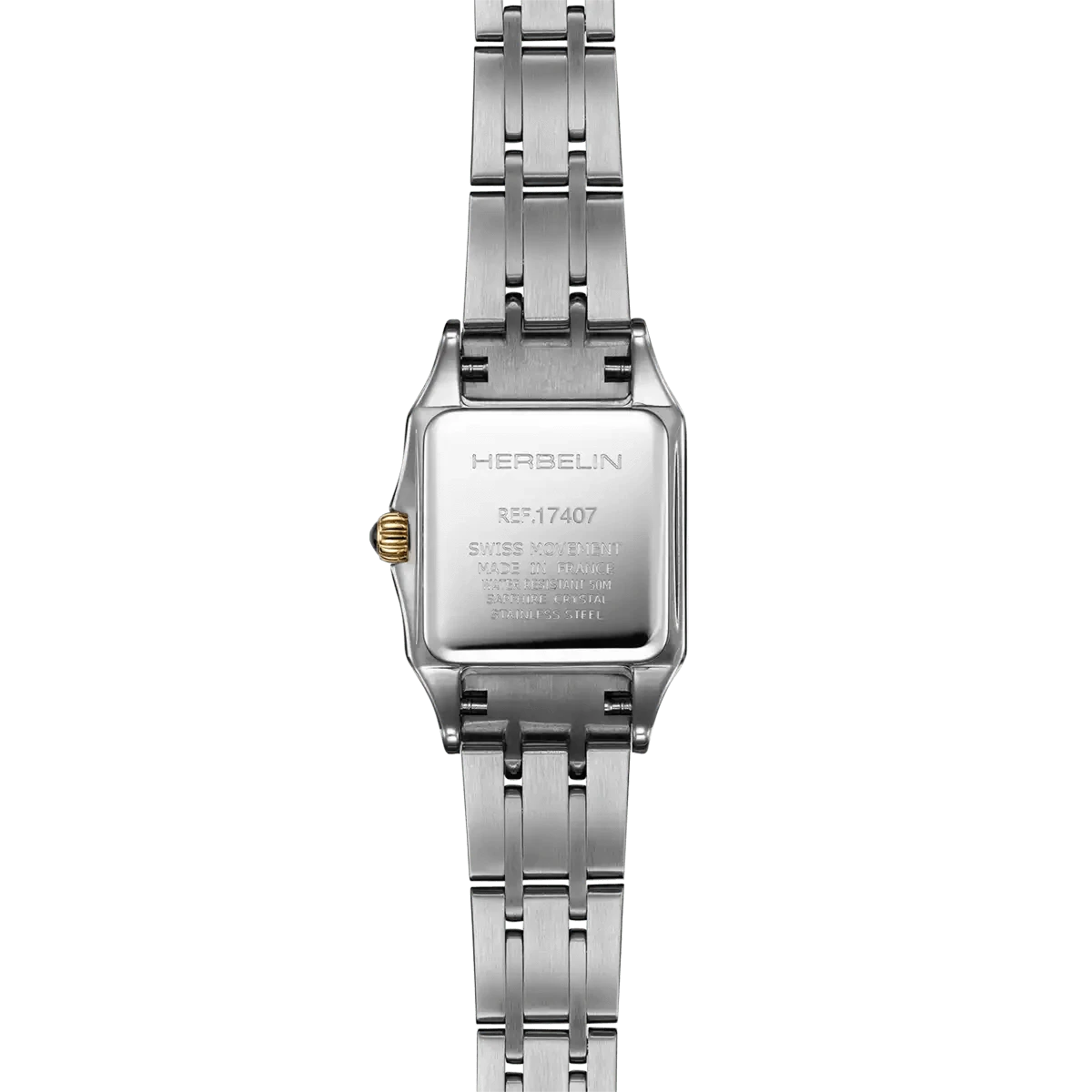 MICHEL HERBELIN Montre HERBELIN Femme Mini Luna en Acier 17407BT08