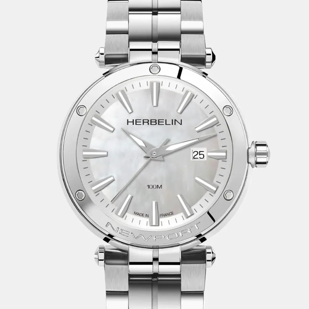 MICHEL HERBELIN Montre HERBELIN Femme Newport en Acier 14288B19