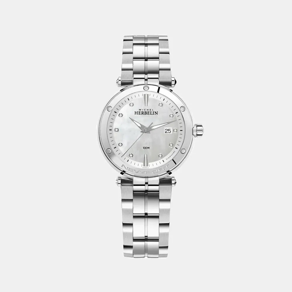 MICHEL HERBELIN Montre HERBELIN Femme Newport en Acier 14288B89