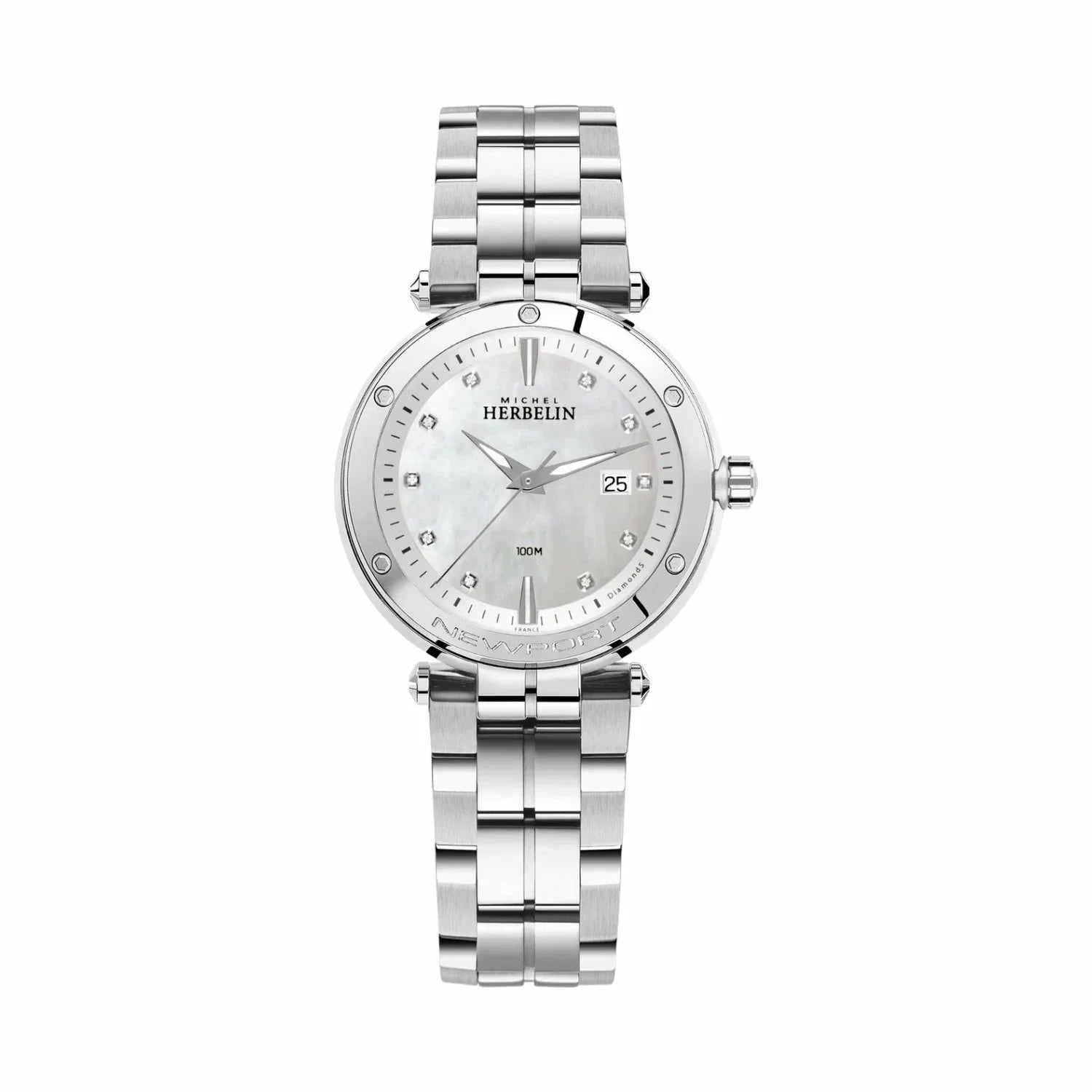 MICHEL HERBELIN Montre HERBELIN Femme Newport en Acier 14288B89