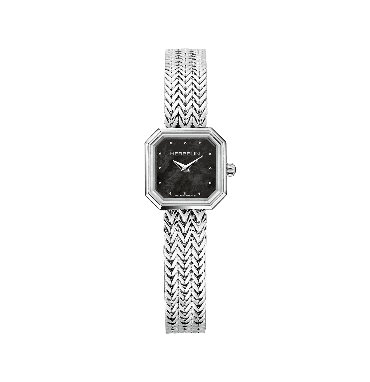 MICHEL HERBELIN Montre HERBELIN Femme Octogone en Acier 17436B49