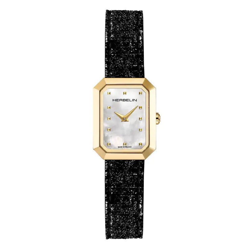 MICHEL HERBELIN Montre HERBELIN Femme Octogone en Cuir 17446P19