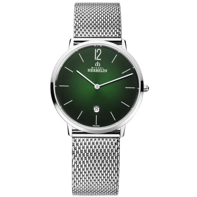 MICHEL HERBELIN Montre HERBELIN Homme City en Acier Milanais 19515AP16B