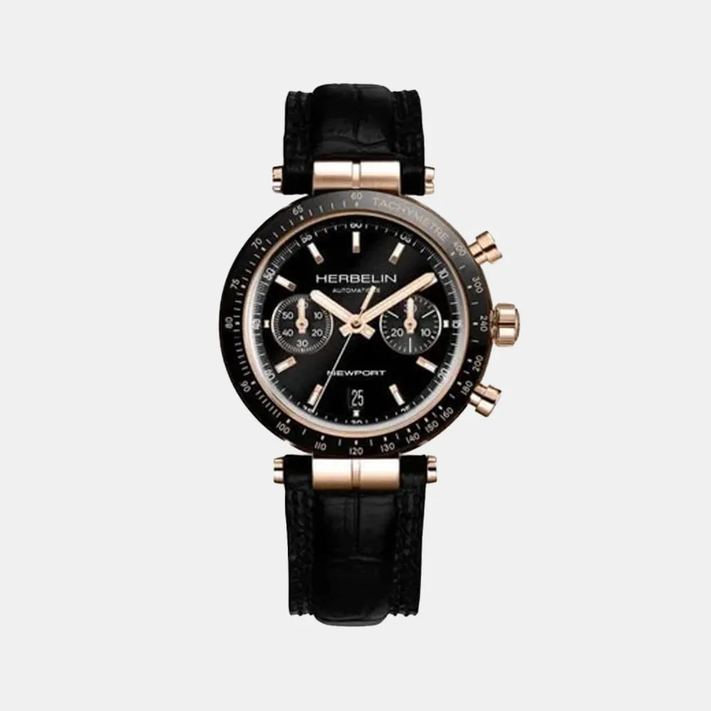 MICHEL HERBELIN Montre HERBELIN Homme Newport Automatique Chronographe 256TRCN14