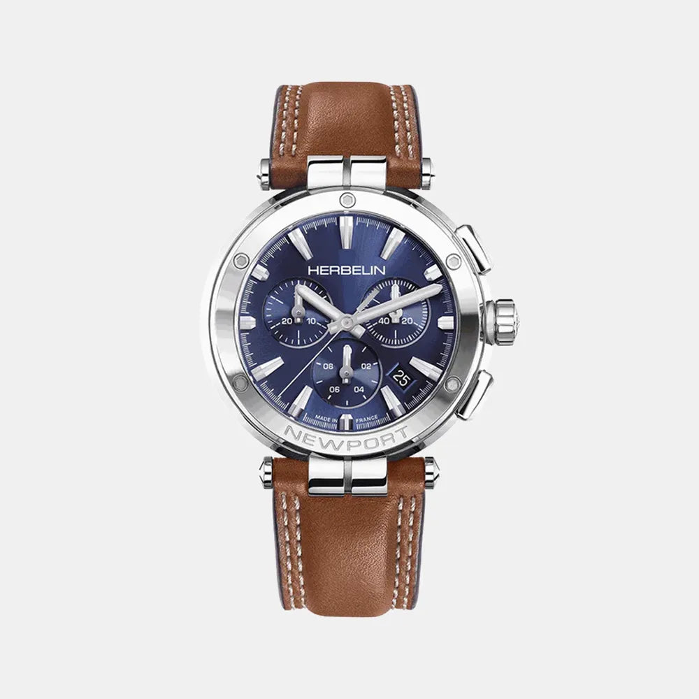 MICHEL HERBELIN Montre HERBELIN Homme Newport Chronographe 37658AP15GD