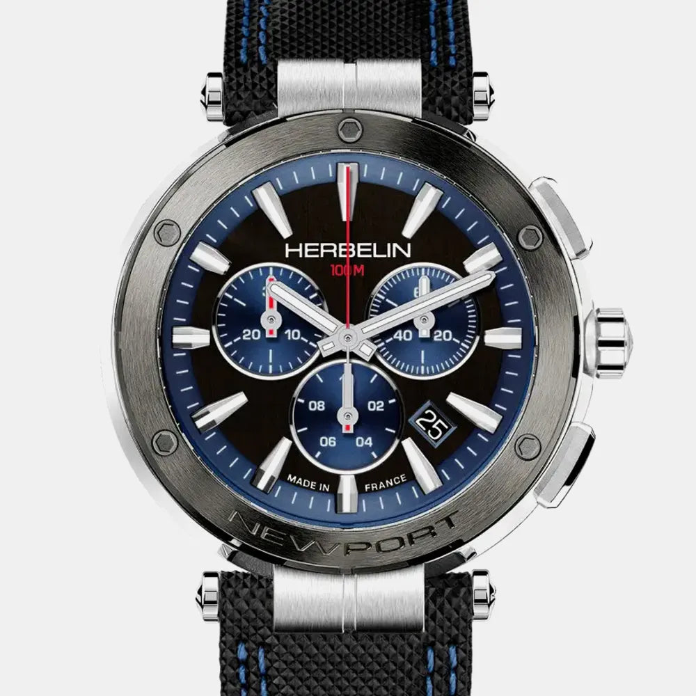 MICHEL HERBELIN Montre HERBELIN Homme Newport Chronographe 37688AG65