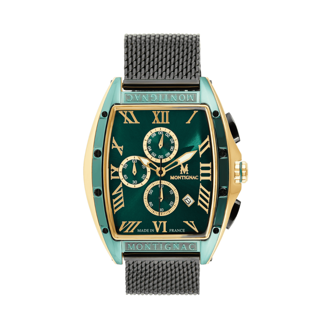 Montre MONTIGNAC Homme Automatique en Acier Milanais MOW801