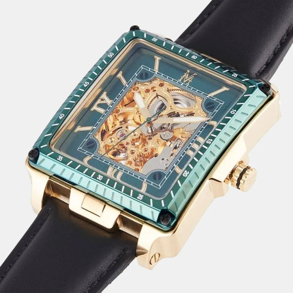 MONTIGNAC Montre MONTIGNAC Blacksmith Homme Automatique en Cuir MOW604