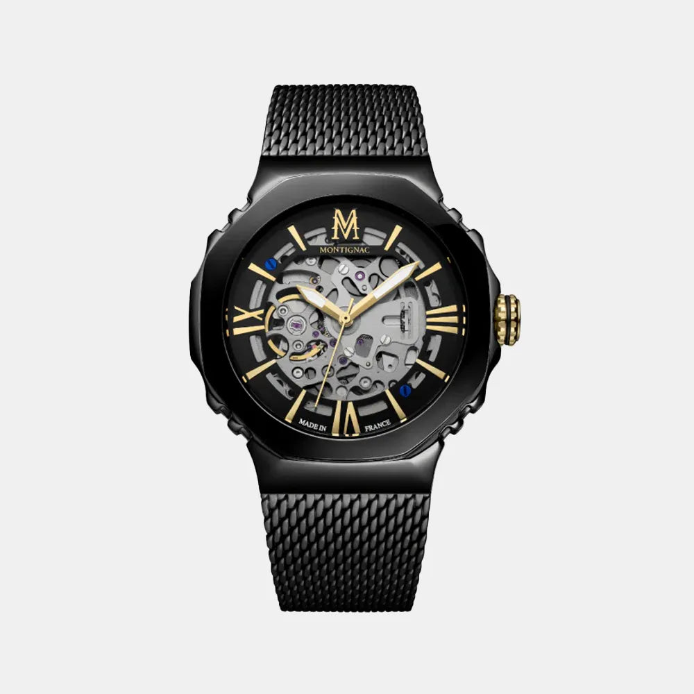 MONTIGNAC Montre MONTIGNAC Homme Automatique en Acier MOW1110